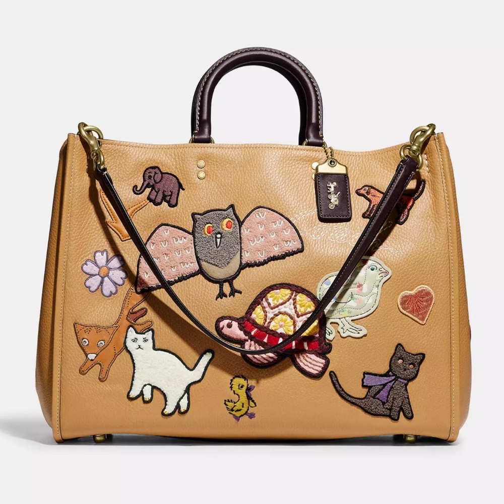 Coach Rogue Bag 39 With Creature Patches